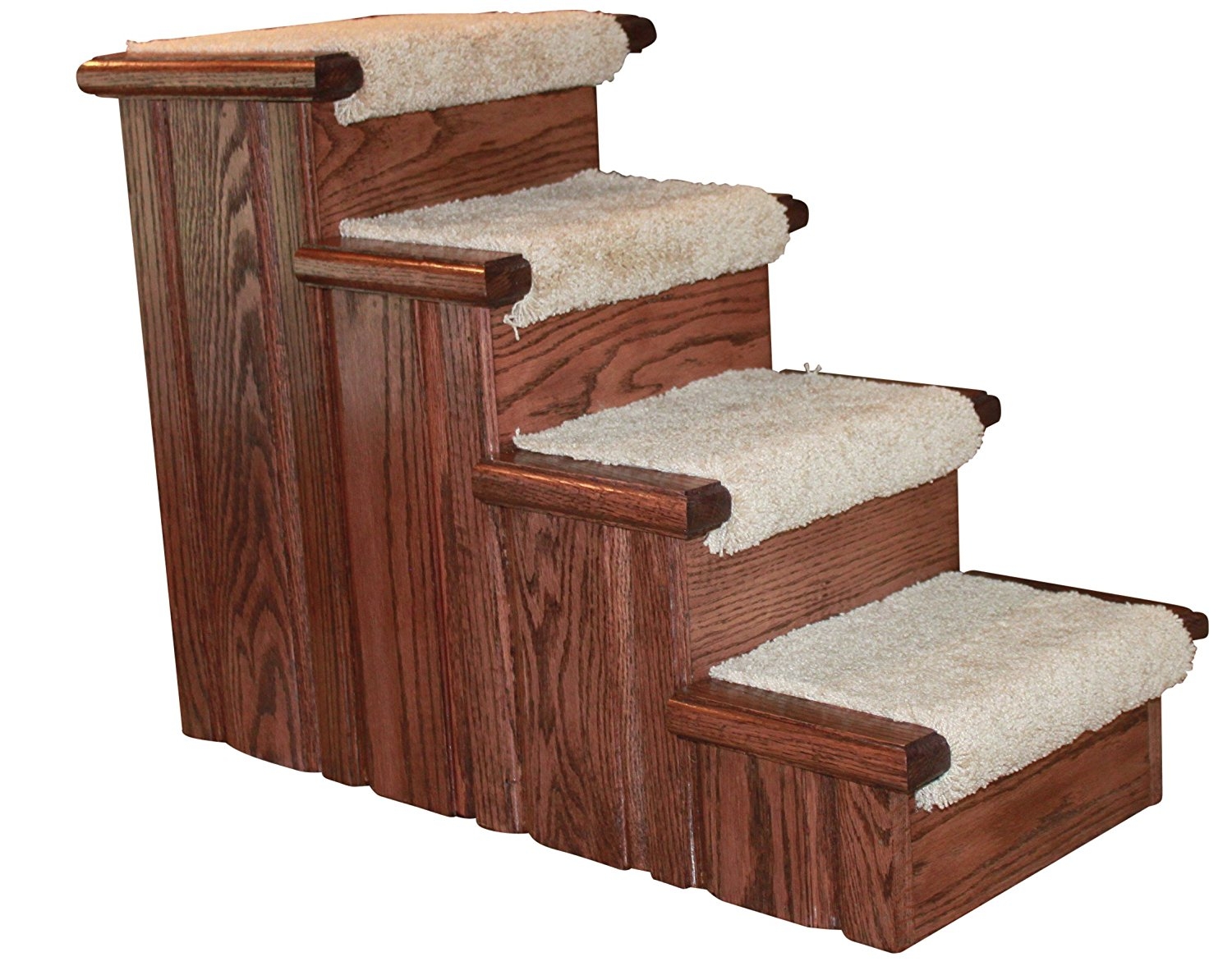 Premier pet steps tall raised panel dog steps carpeted tread
