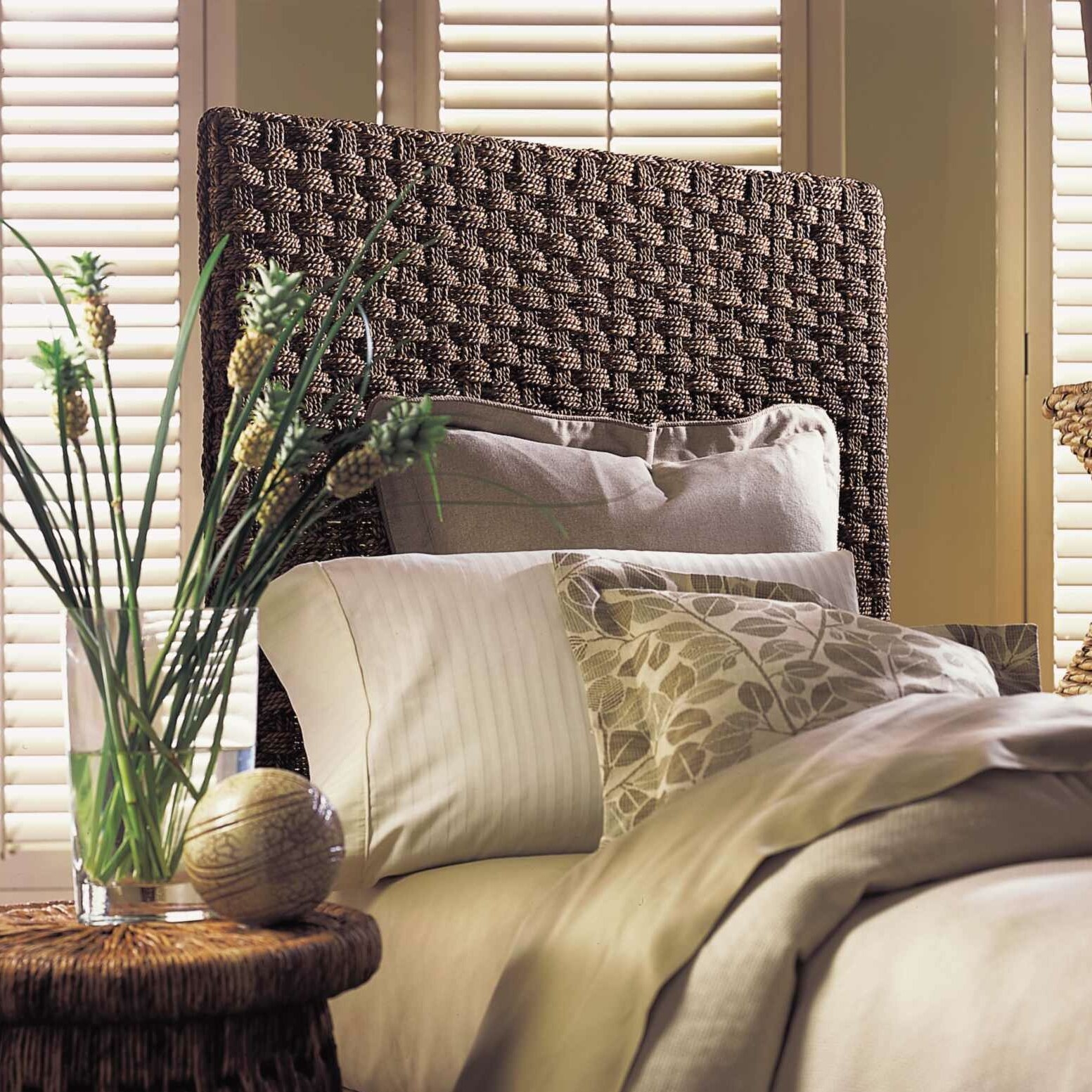 Wicker Rattan Headboards - Ideas On Foter