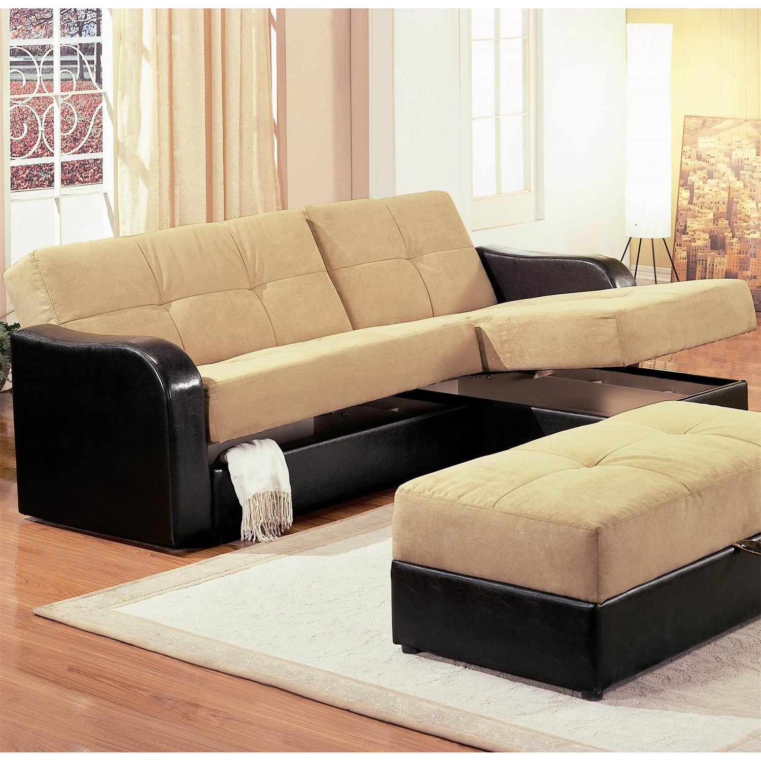 Sectional sofas with storage