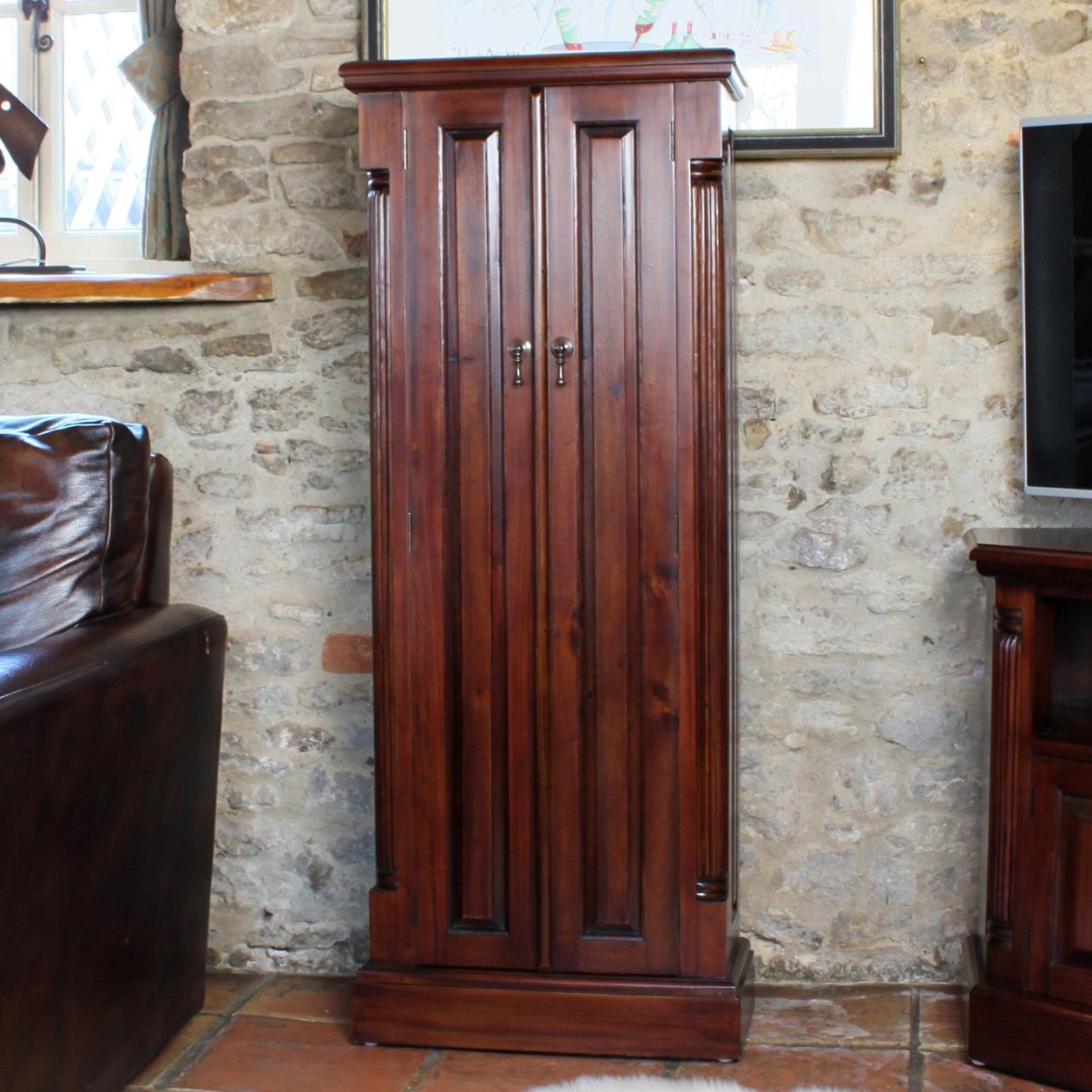 The wooden furniture stores la roque mahogany cd and dvd