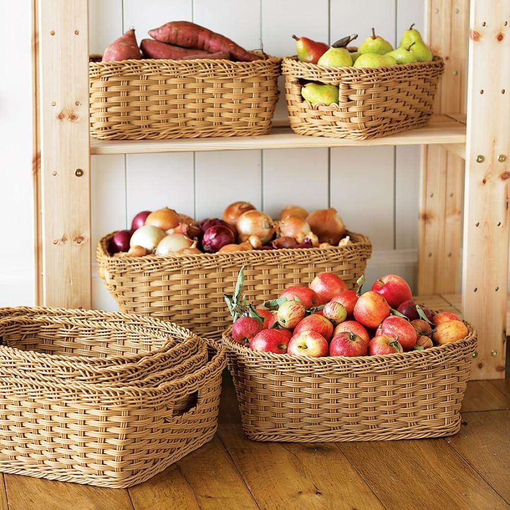 vegetable storage baskets