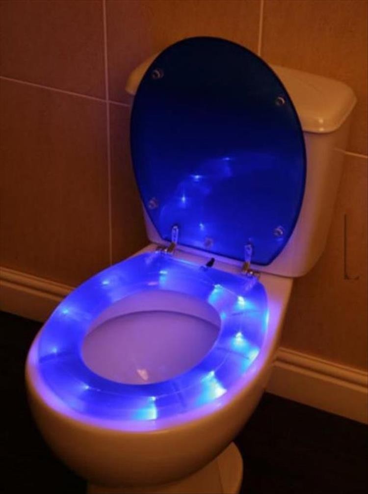 Cowhide toilet seat