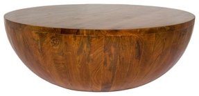Faceted Large Round Light Wood Coffee Table Modern Geometric Block Solid For Sale Online Ebay