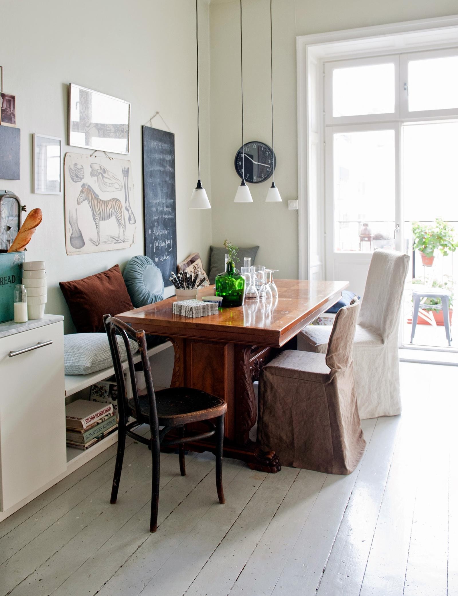 storage bench kitchen table