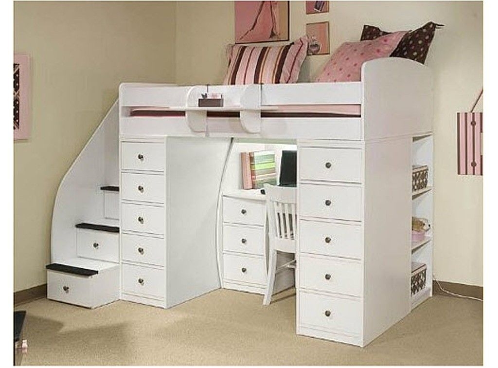 ikea kids bed with desk