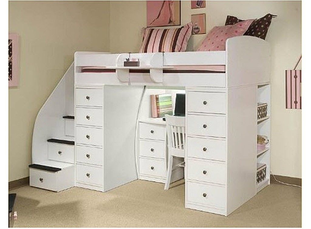 ikea cabin bed with desk