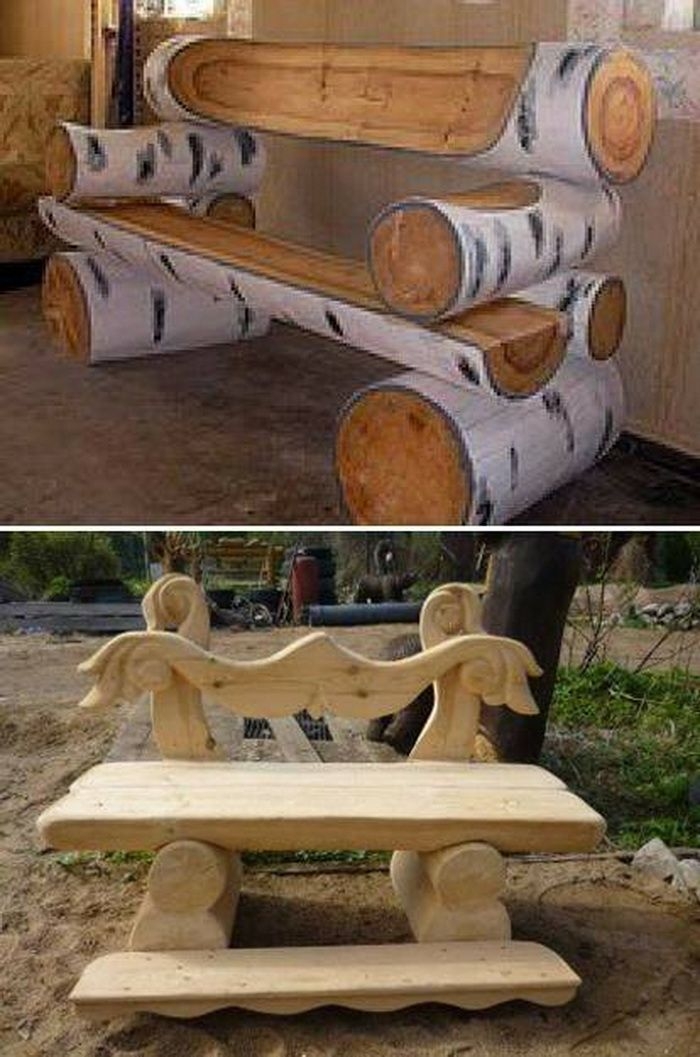 Log bench ideas 2