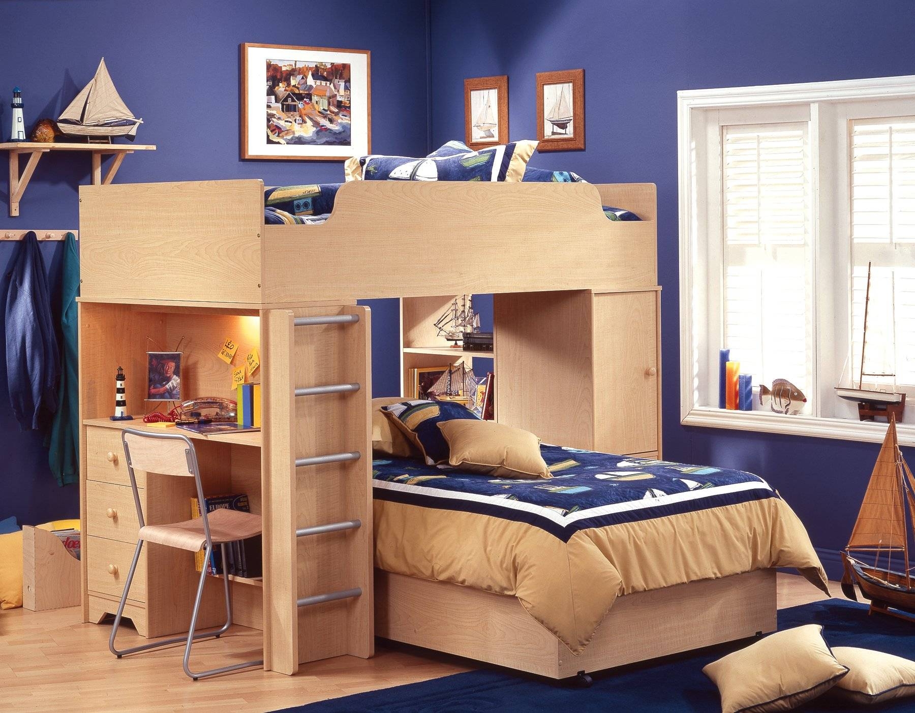 Twin over queen bunk bed outlet ikea