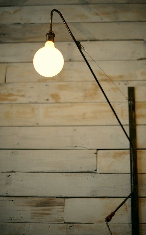 Arch swing arm wall lamp
