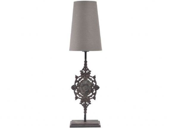 Black iron table lamps