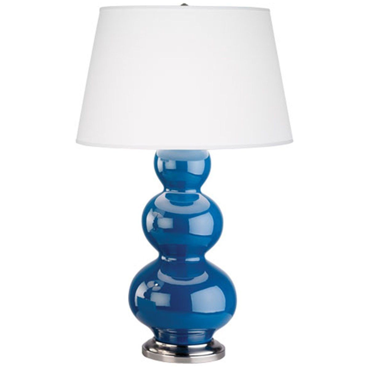 Blue glaze ceramic table lamp 22