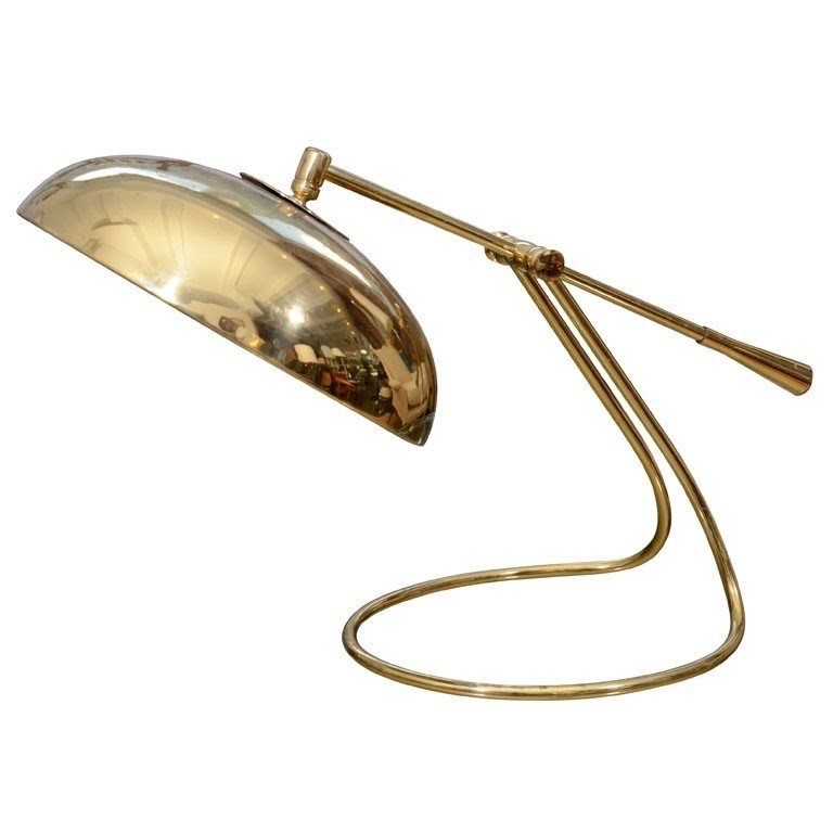 Brass touch table lamp 40