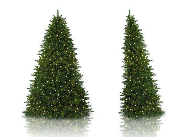 Flatback christmas trees a holiday miracle for small spaces