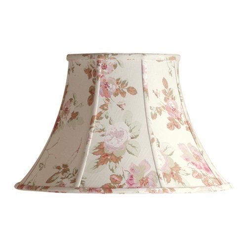 Laura Ashley SLL25118 Stowe 18.5-Inch Bell Shade, Floral