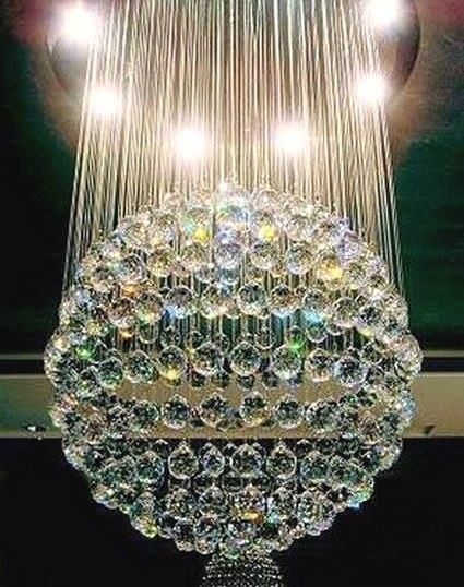 Antique crystal lamps with prisms