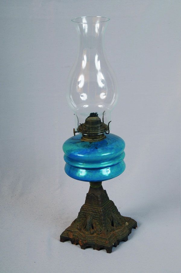 Antique iron lamps