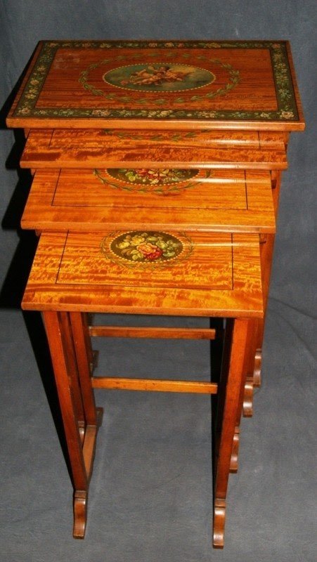 antique nesting tables