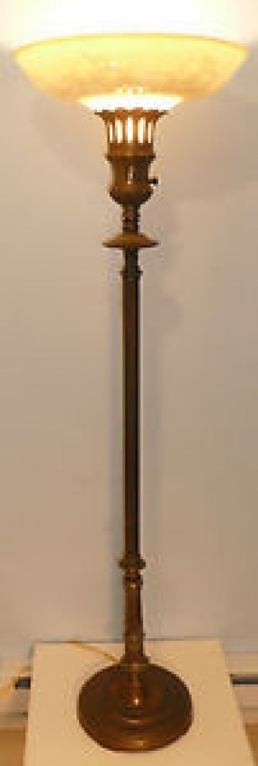 torchiere floor lamp with table