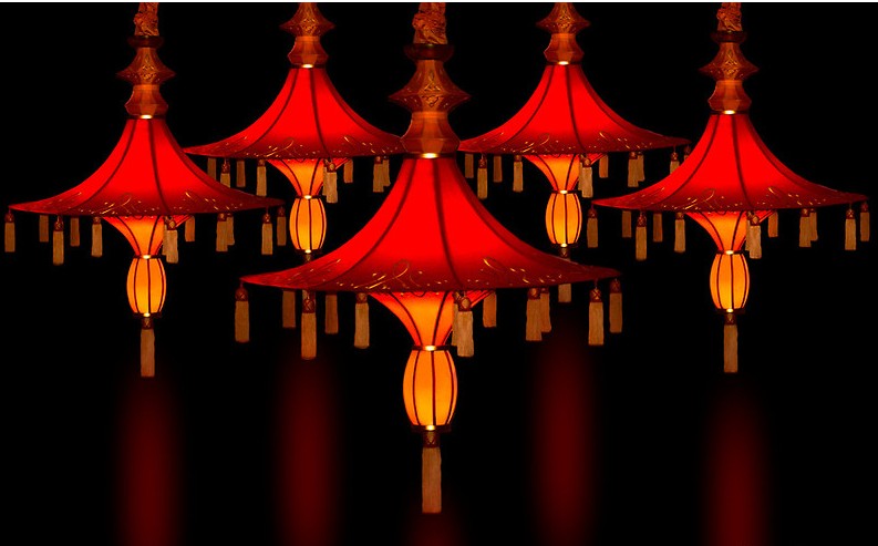 Asian hanging lamps 10