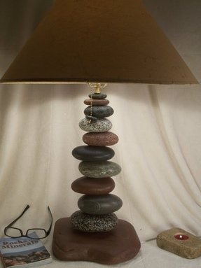 River Rock Table Lamp Foter Balance Rock Table Lamp