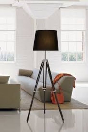 Black Metal Floor Lamp - Foter