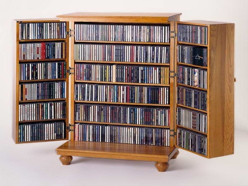 Dvd shelves cool brown dvd shelf design idea double storage