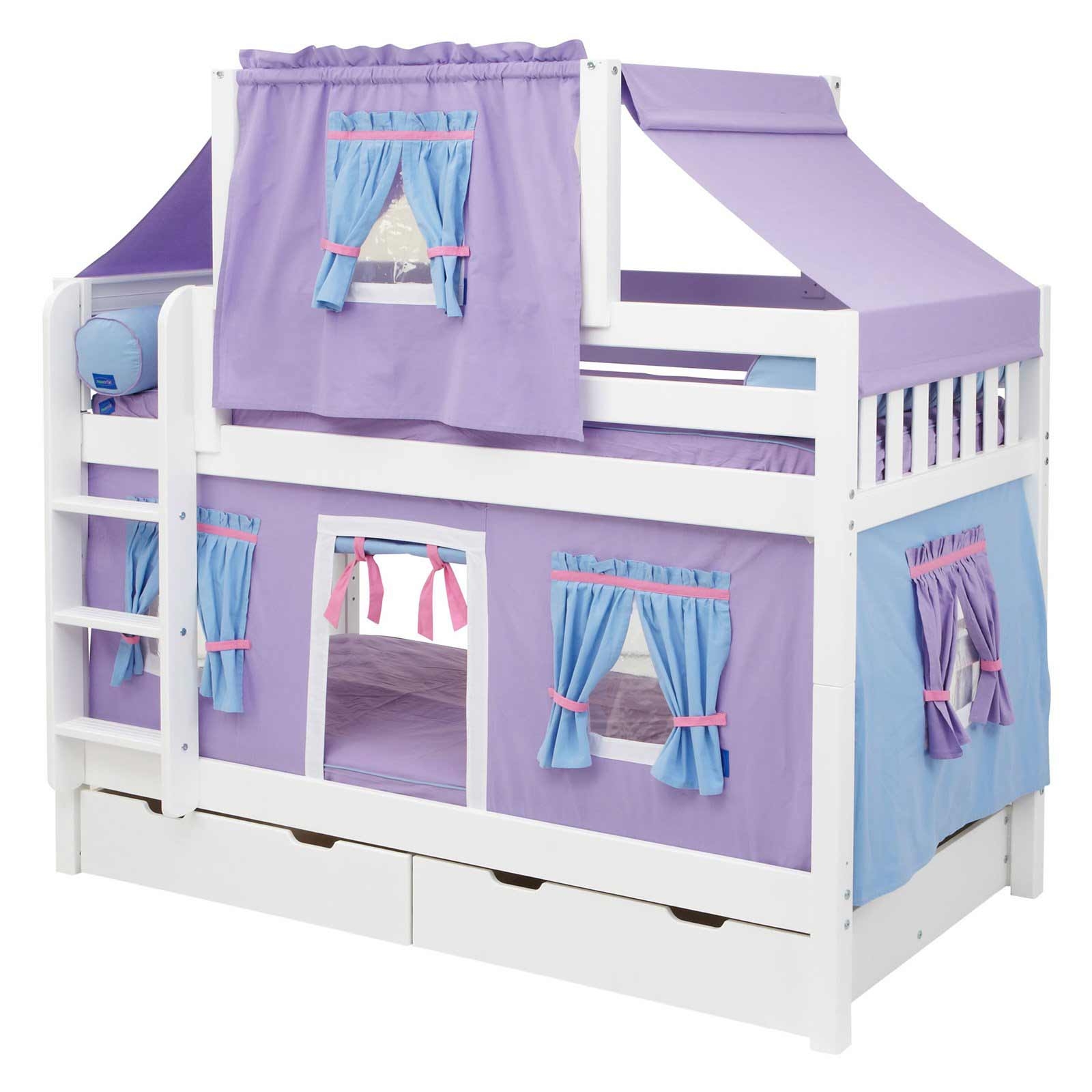 Girls princess bunk beds