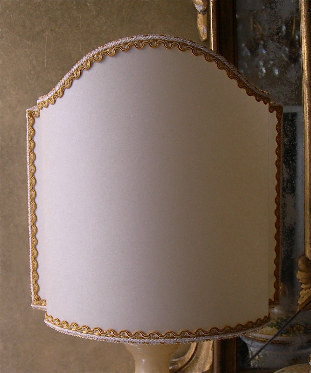 half lamp shade sconce