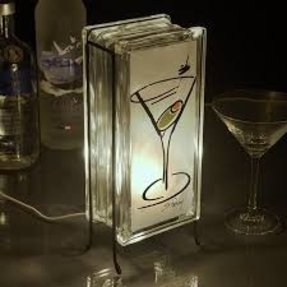 Martini Glass Lamp - Foter