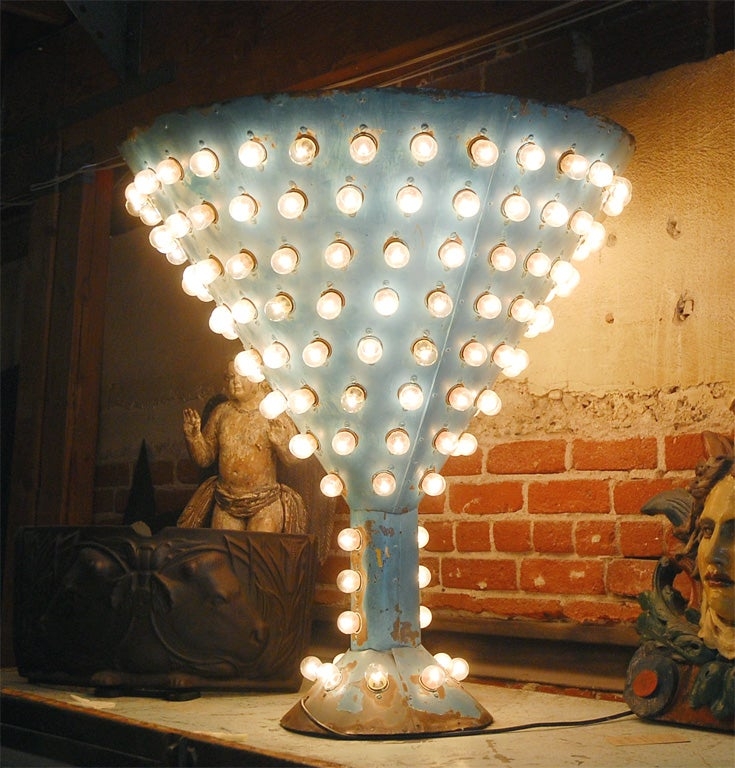 Martini glass lamp 7