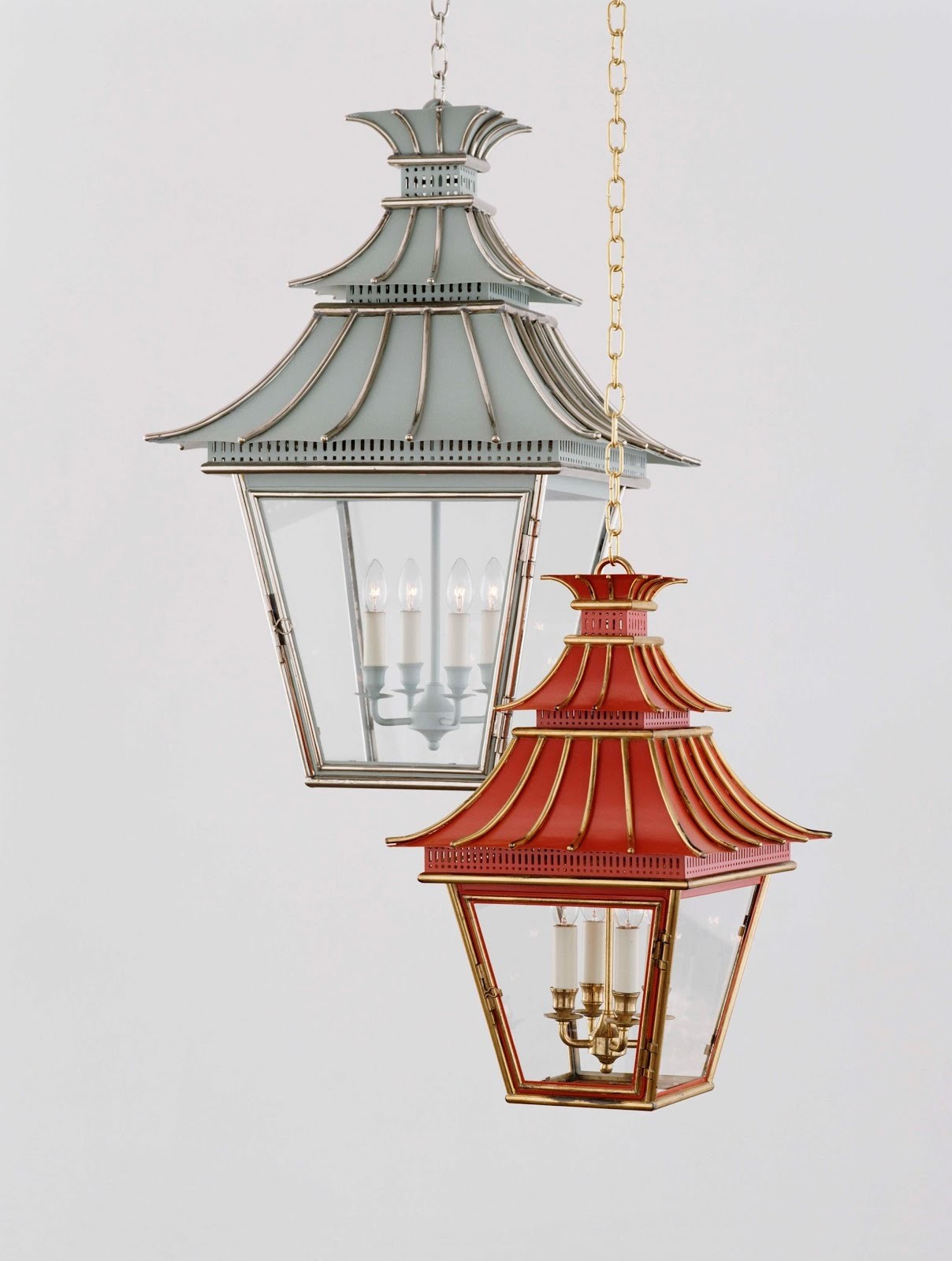 Oriental hanging lamps