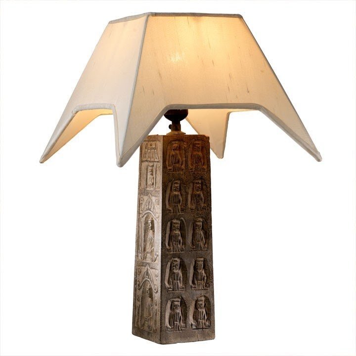 oriental wooden lamp bases