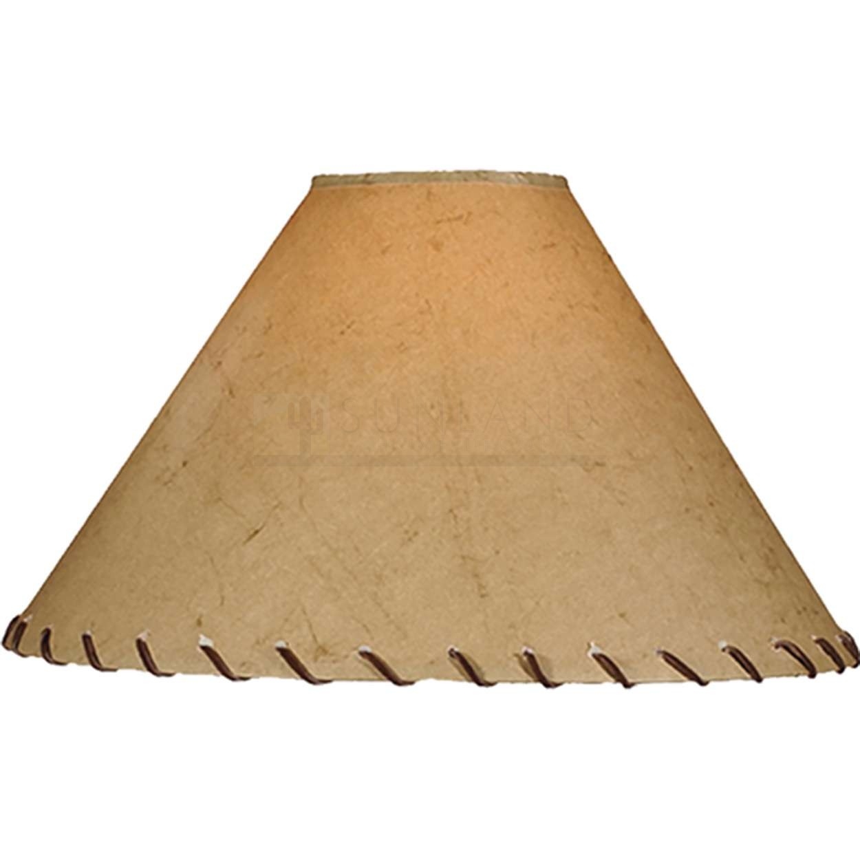 Rustic parchment deals lamp shades