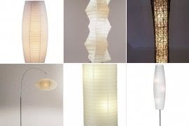 standing paper lamp