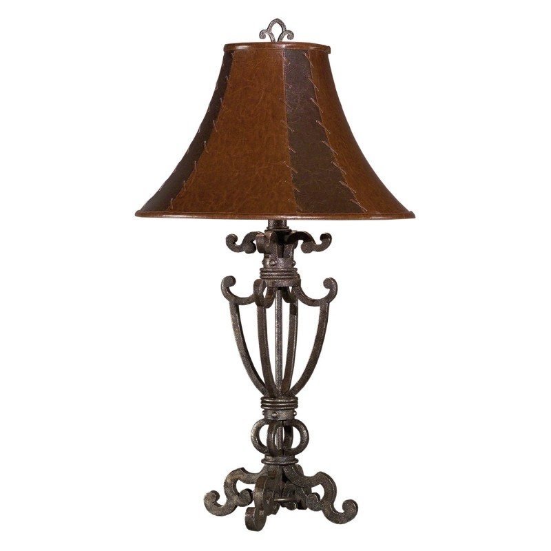 Shadow mountain sm1652 tl wi table lamp antique pewter