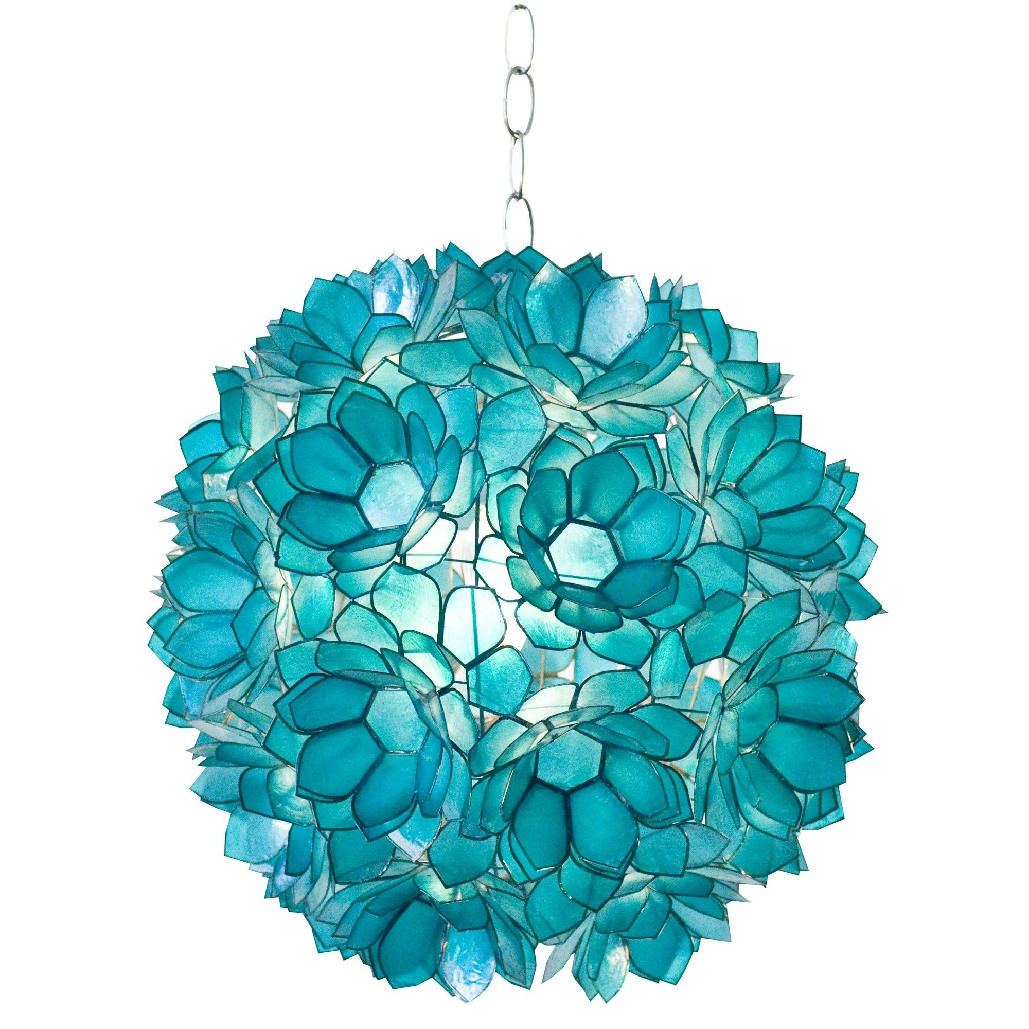 Stained glass hanging pendant lamp 2