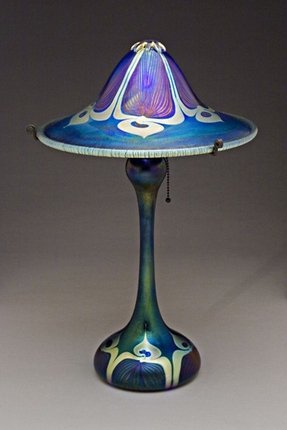 Table Lamp Hand Blown Glass - Foter