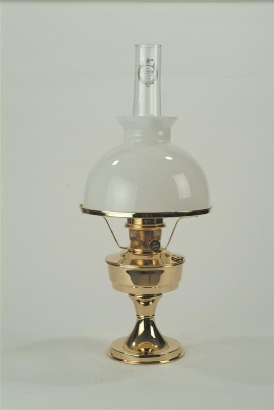 K102-301 Aladdin Deluxe Brass Lamp /301 Shade IN STOCK - Aladdin Lamps Good  Pickin's