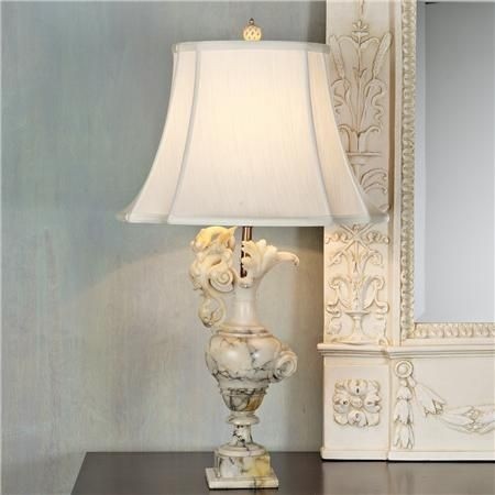 Vintage marble deals lamps for sale