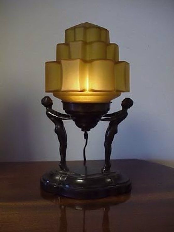 art deco reading lamp