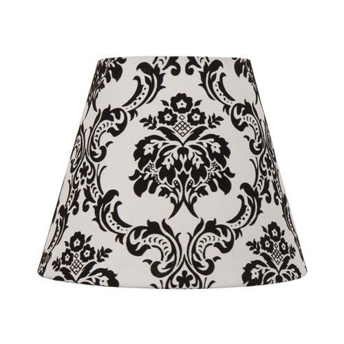 Better homes and gardens black and white damask lamp shade