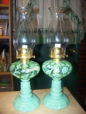 Glass kerosene oil lamp 4