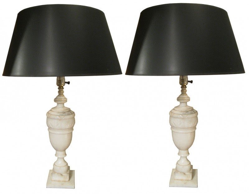 antique marble lamps for sale