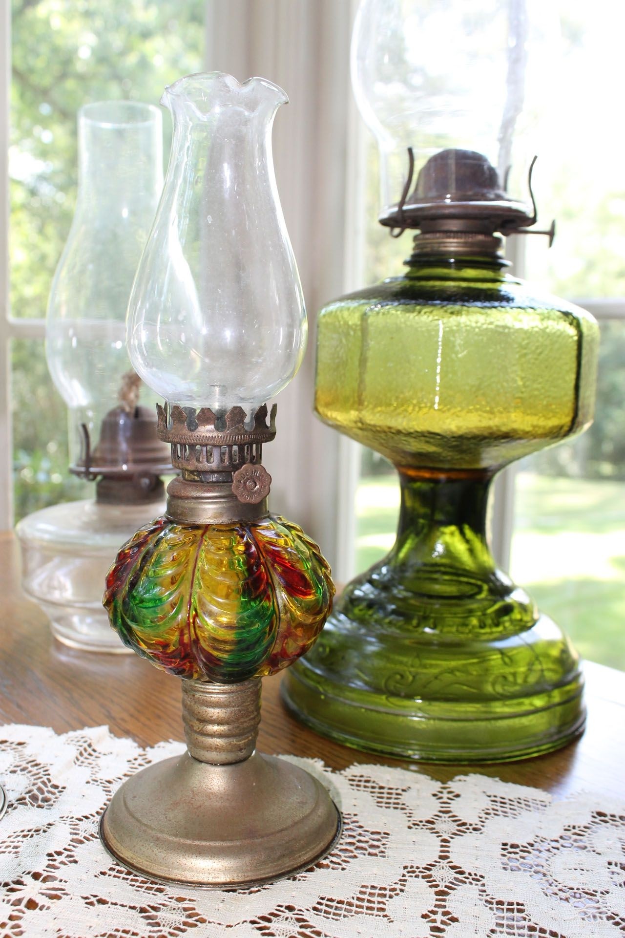 Kerosene Lamp Lanterns, Vintage Oil Lamp Lanterns