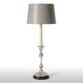 Antiques Pewter Table Lamp - Foter