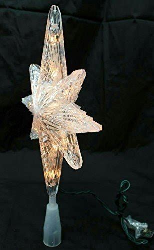 Vintage christmas tree topper finial top snowflake icicle star