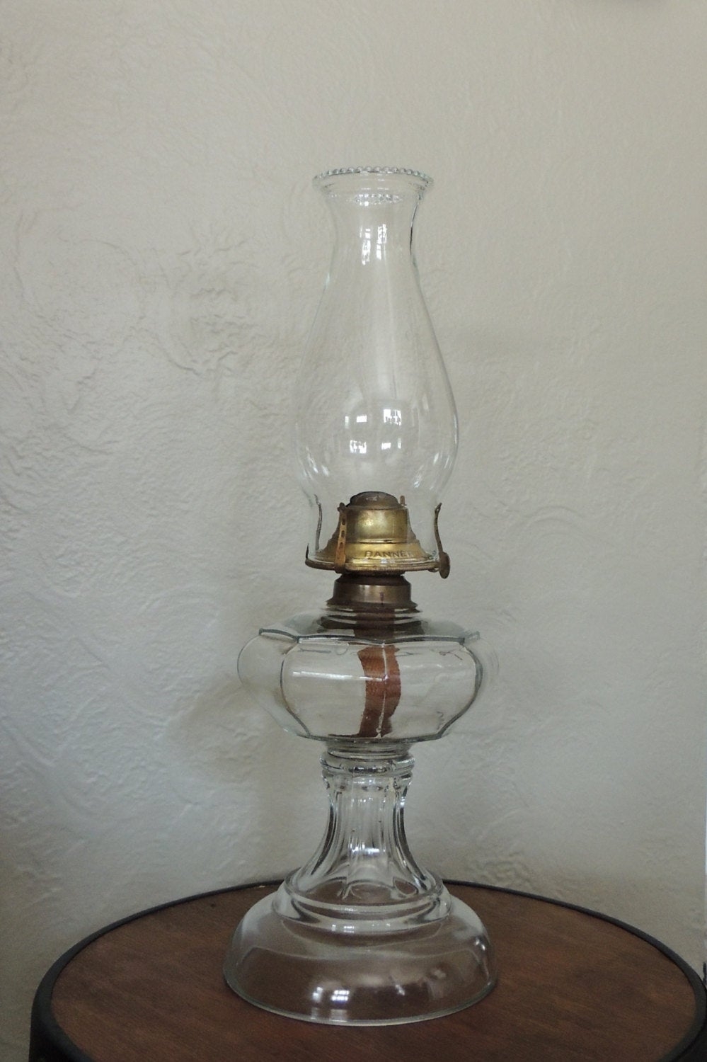 old glass kerosene lamps