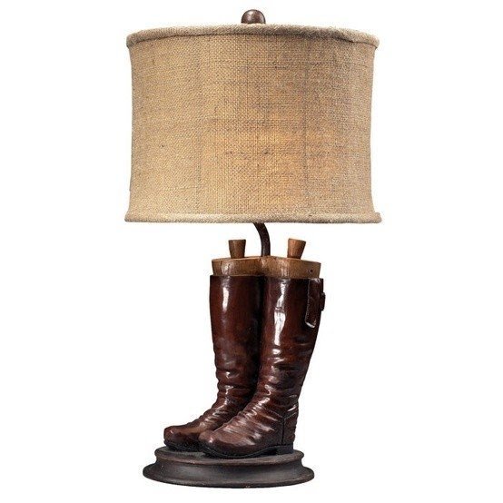 Cowboy boot lamp 16