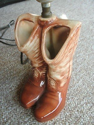 Cowboy boot lamp 8