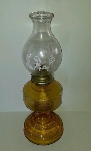 Kerosene lamp chimney glass